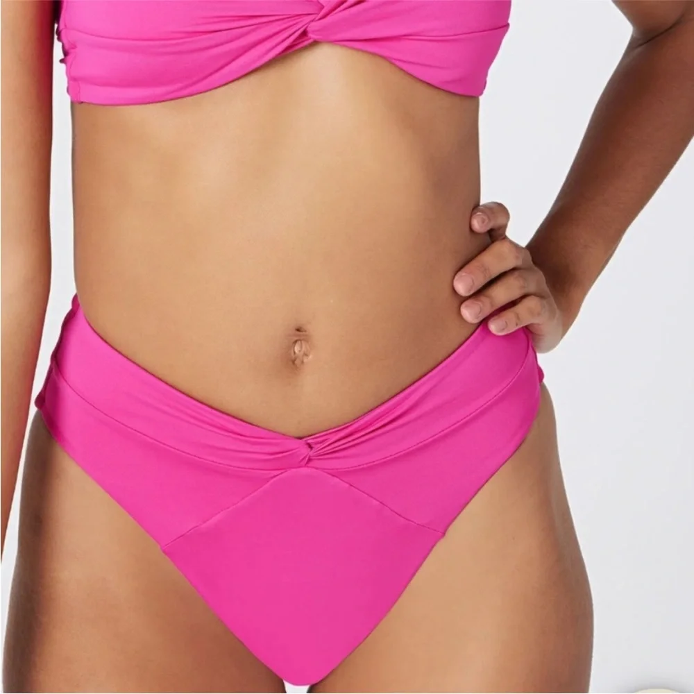 NWT Revolve L*Space Nancy Lee Bikini Bottoms Pink
